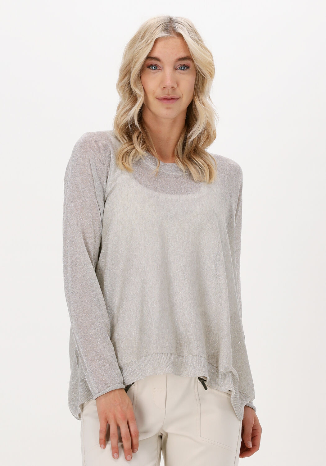beige summum trui oversized sweater sparkling lu