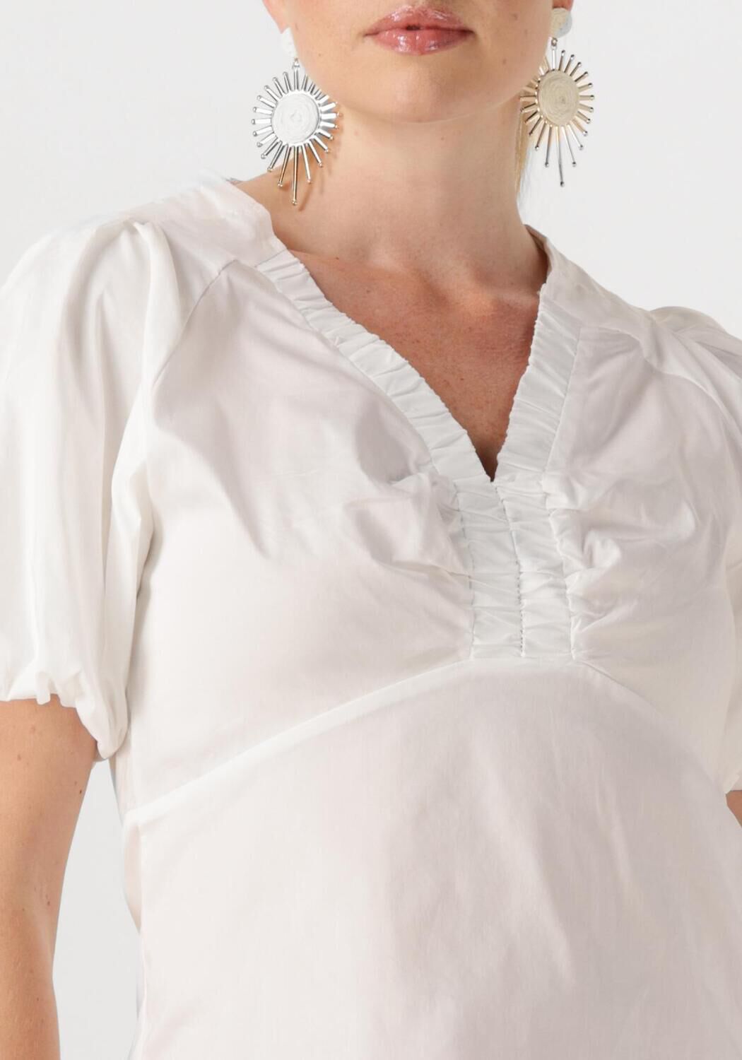NEO NOIR Dames Blouses Irina Poplin Blouse Wit
