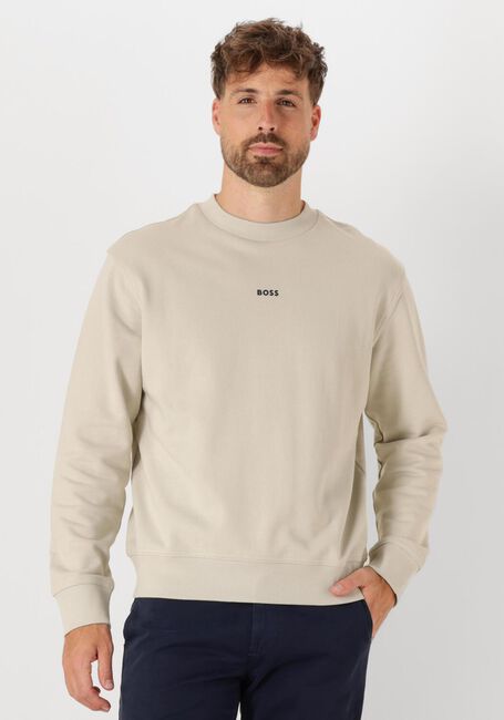 Beige BOSS ORANGE Sweater WESMALLCREW 10244192 01 - large