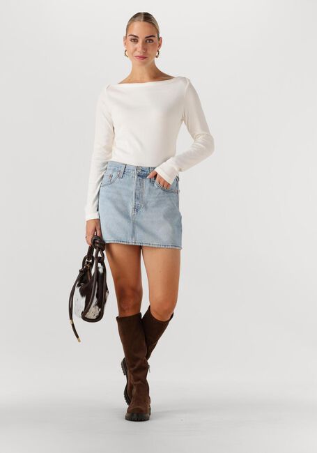 Lichtblauwe LEVI'S Minirok ICON SKIRT FRONT AND CENTER - large