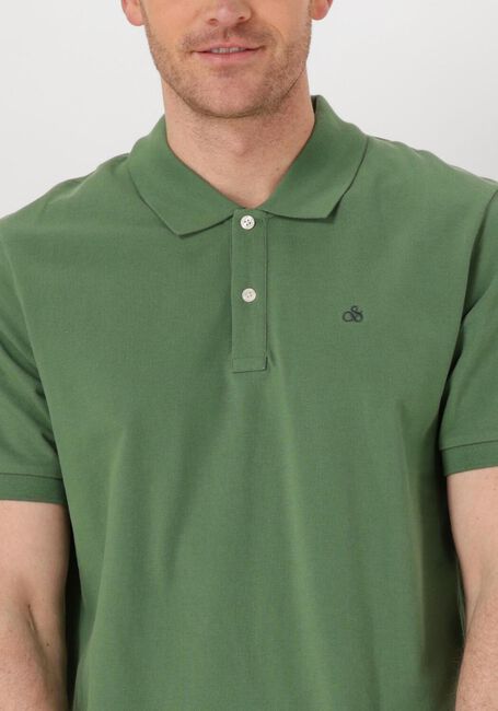 Groene SCOTCH & SODA Polo LOGO PIQUE POLO - large