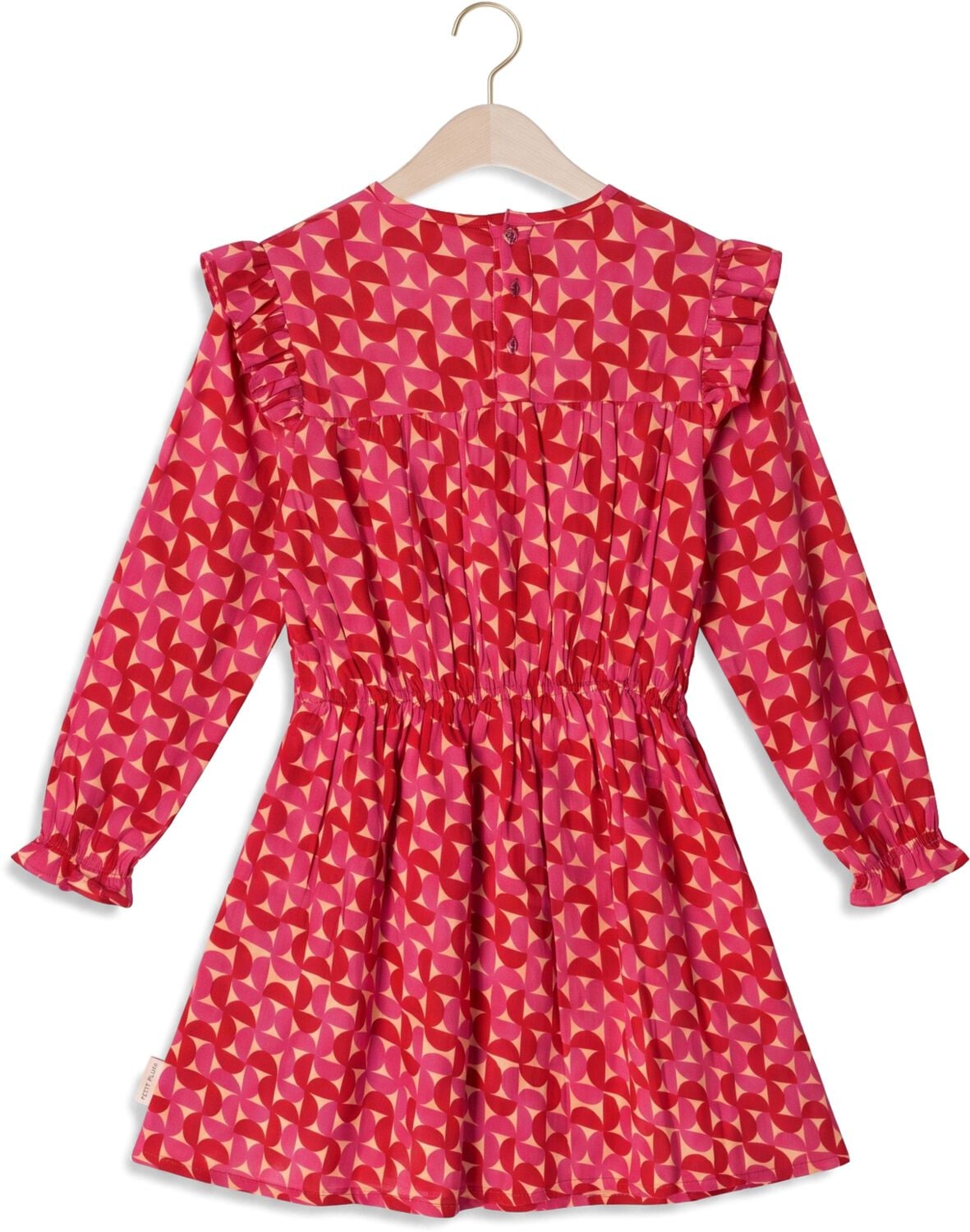 PETIT BLUSH Meisjes Jurken Ruffle Dress Grafic Multi