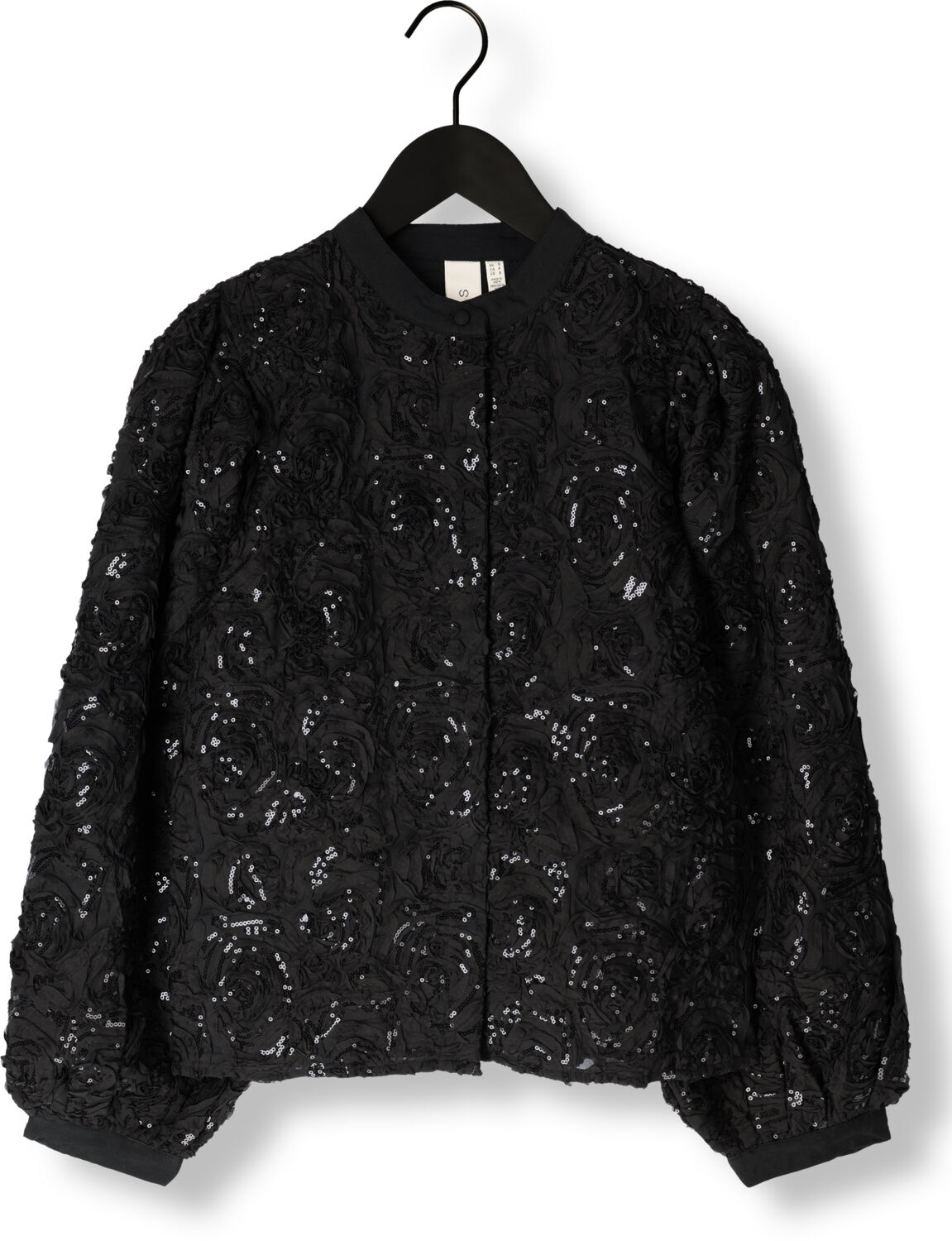Y.A.S. Dames Blouses Yasrosy Ls Shirt Zwart