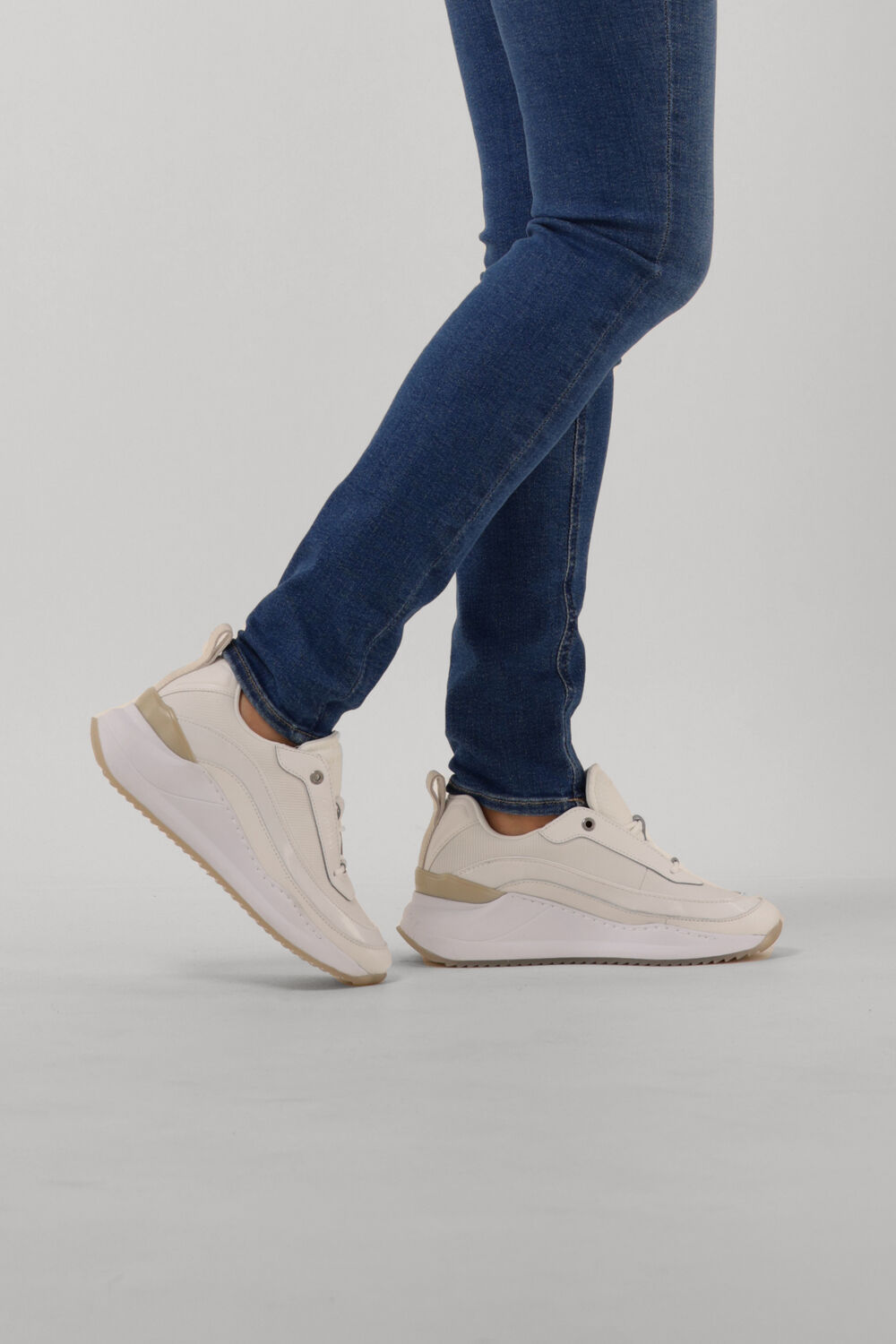 Witte CALVIN KLEIN Lage sneakers INTERNAL WEDGE - large