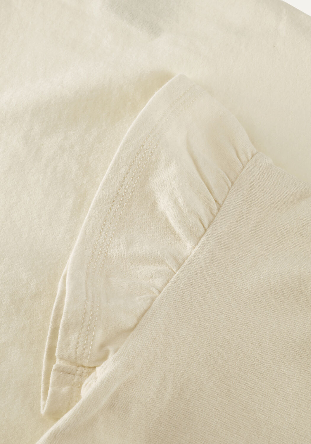 Ecru PLAY UP T-shirt JERSEY T-SHIRT - large