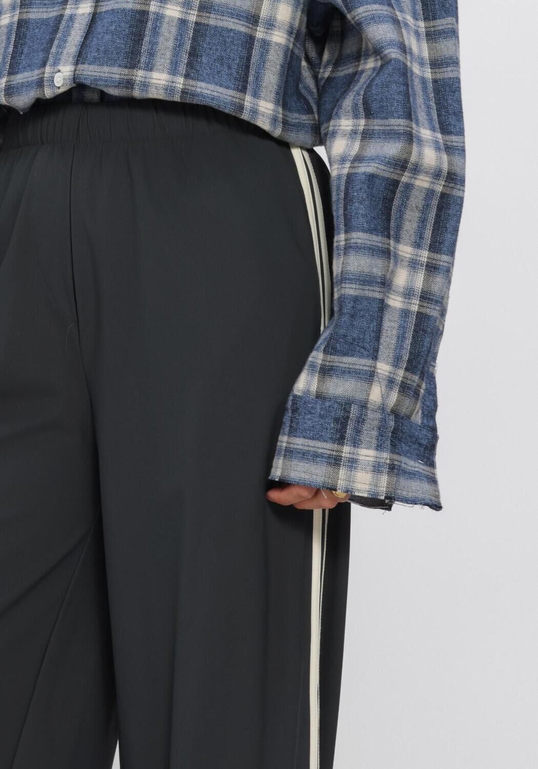 Antraciet PENN & INK Wijde broek W26F1942 - large