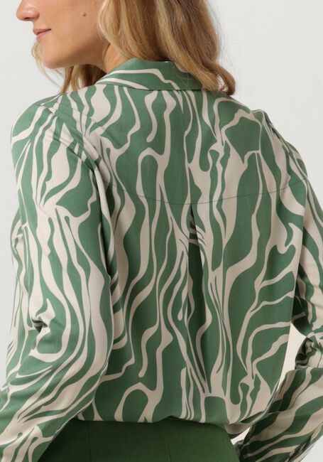 Groene ANOTHER LABEL Blouses DREISER SWIRL SHIRT - large