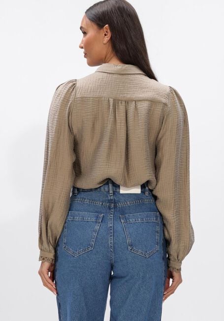 Taupe CO'COUTURE Tops & T-shirts TASSY LACE SHIRT - large