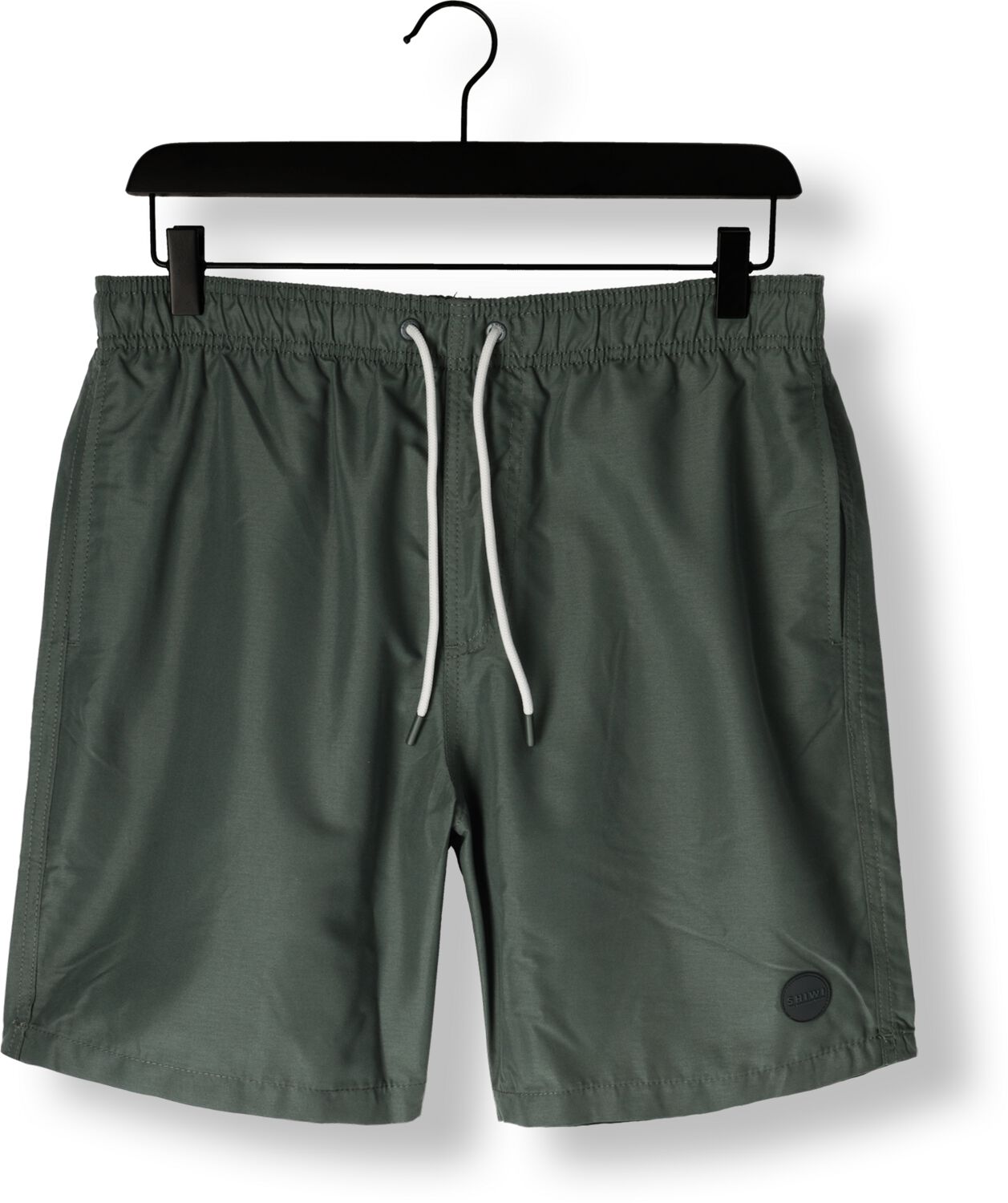 SHIWI Heren Zwembroeken Men Mike Swim Shorts 7 Inch Solid Groen