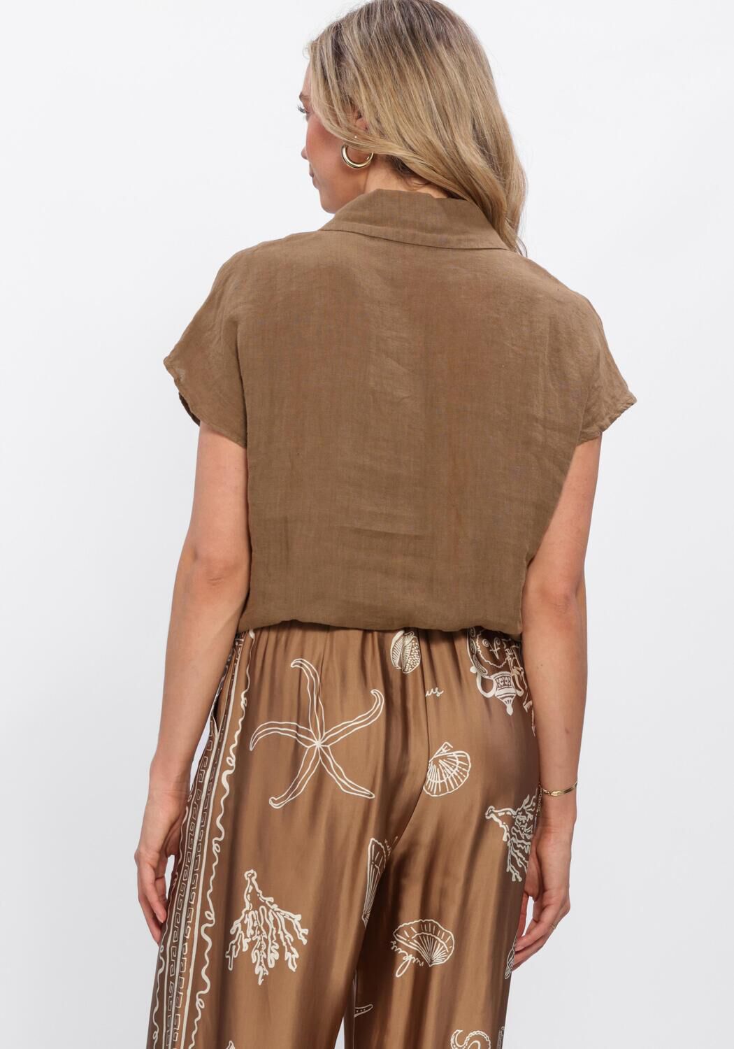 Taupe NUKUS Blouses JULIETTA TOP - large