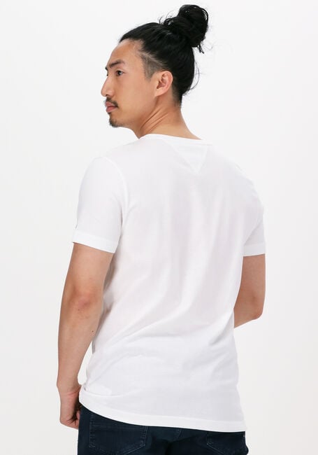 Witte TOMMY HILFIGER T-shirt TOMMY LOGO TEE - large