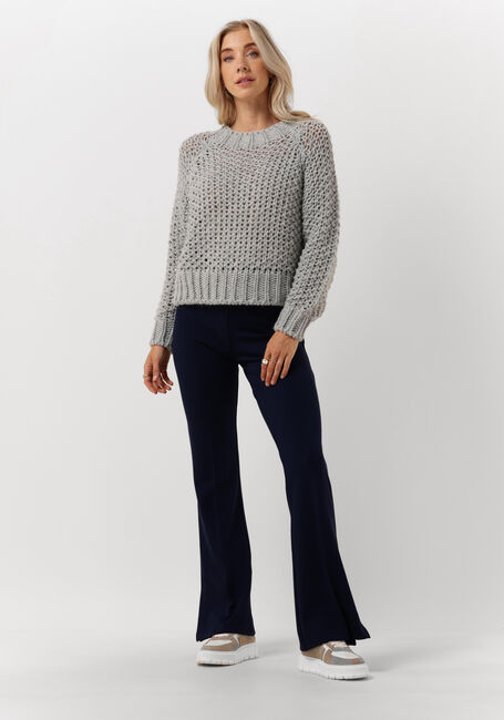 Donkerblauwe JANSEN AMSTERDAM Flared broek LECIA - large