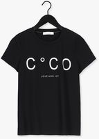 Zwarte CO'COUTURE T-shirt COCO SIGNATURE TEE