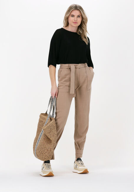 Bruine SIMPLE Pantalon WOVEN PANTS HIRA STRUC - large