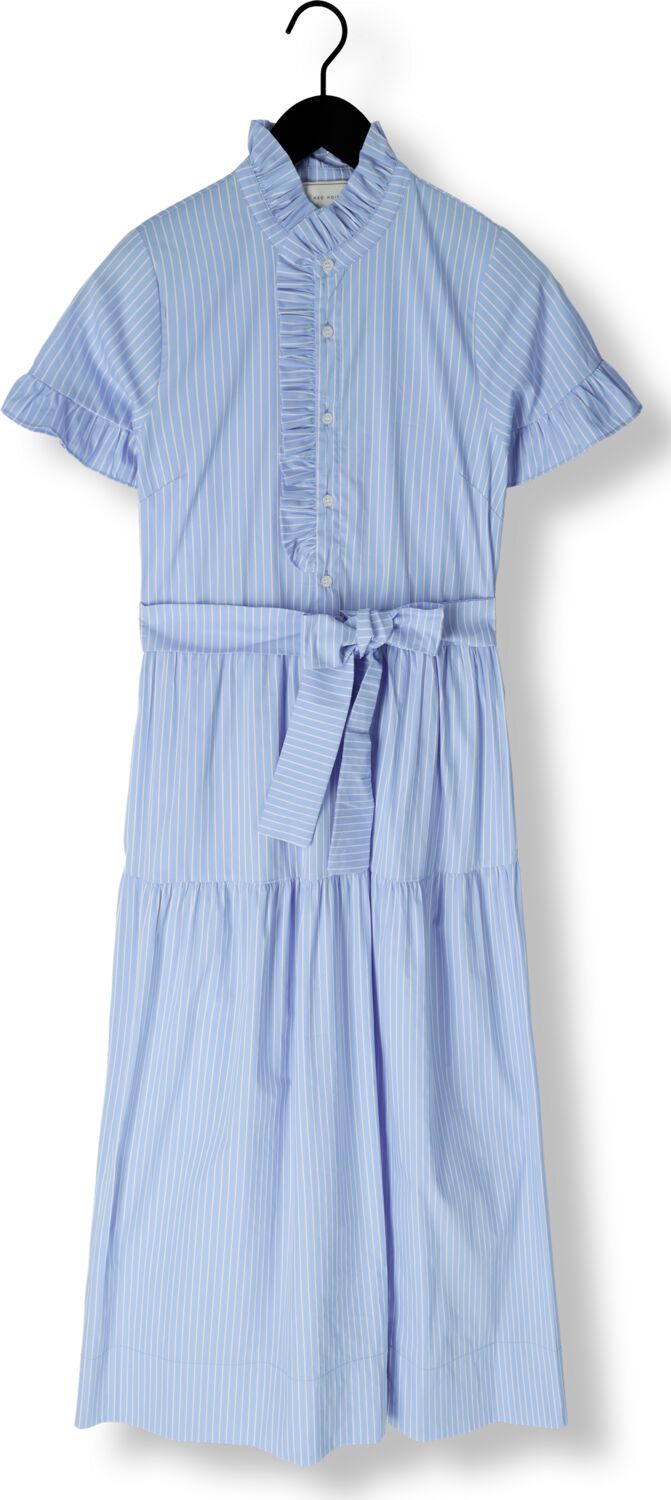 NEO NOIR Dames Jurken Nellie Stripe Dress Lichtblauw