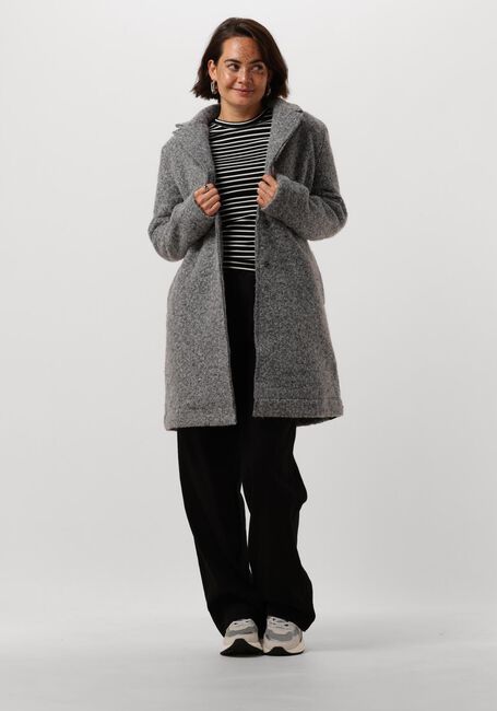 Grijze NUKUS Mantel MAE COAT BOUCLE - large