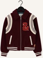 Bordeaux SCOTCH & SODA Jack VARSITY JACKET IN WOOL BLEND Bordeaux SCOTCH & SODA Jack VARSITY JACKET IN WOOL BLEND - medium