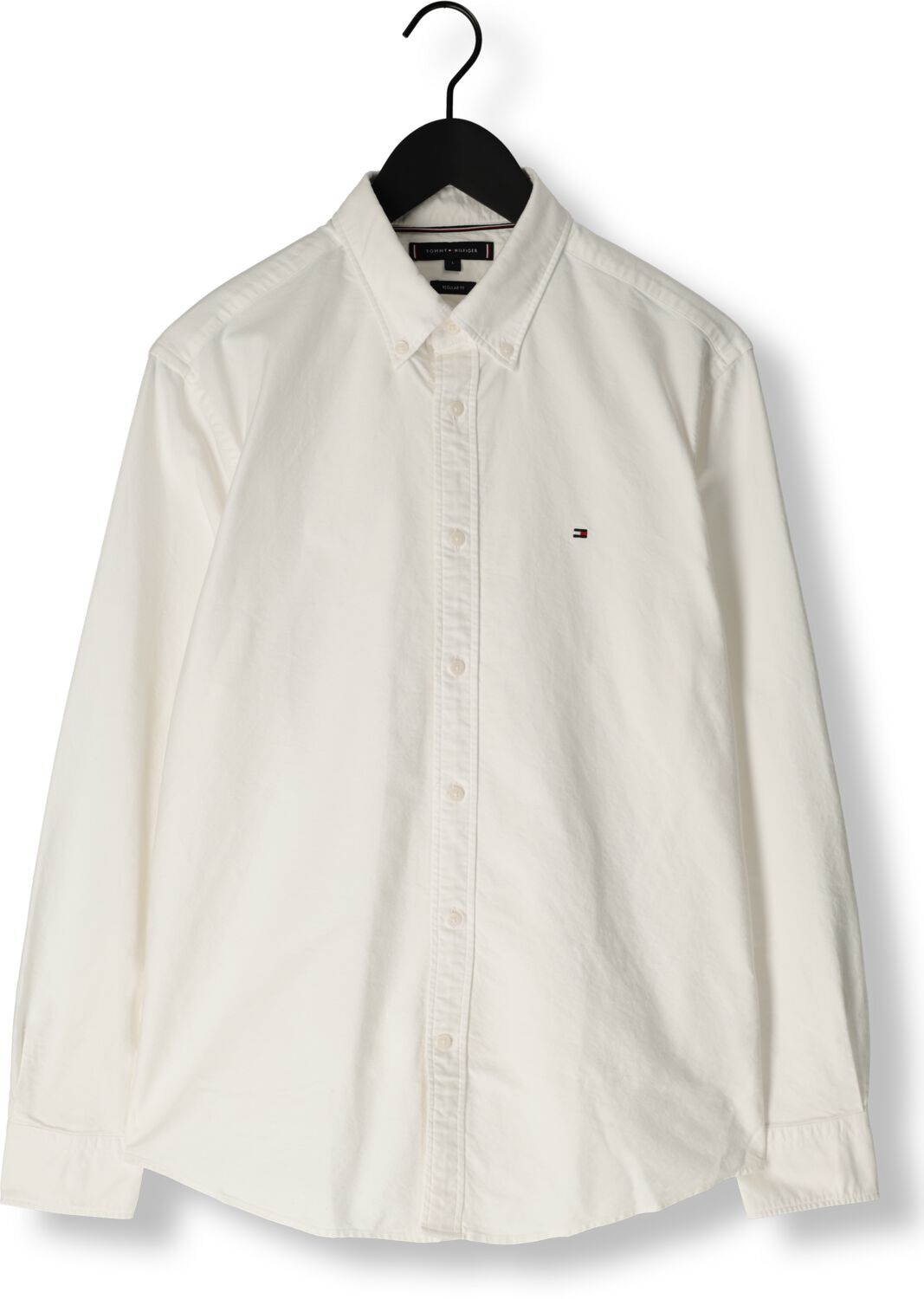 TOMMY HILFIGER Heren Overhemden Solid Heritage Oxford Rf Shirt Wit
