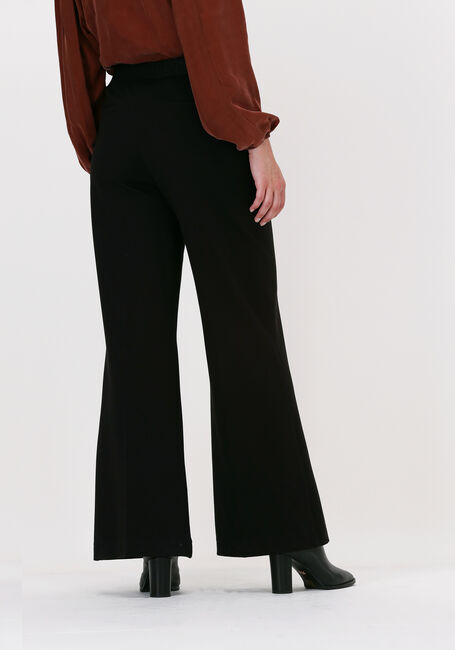 Zwarte SUMMUM Wijde broek TROUSERS BOOT CUT PUNTO MILANO - large
