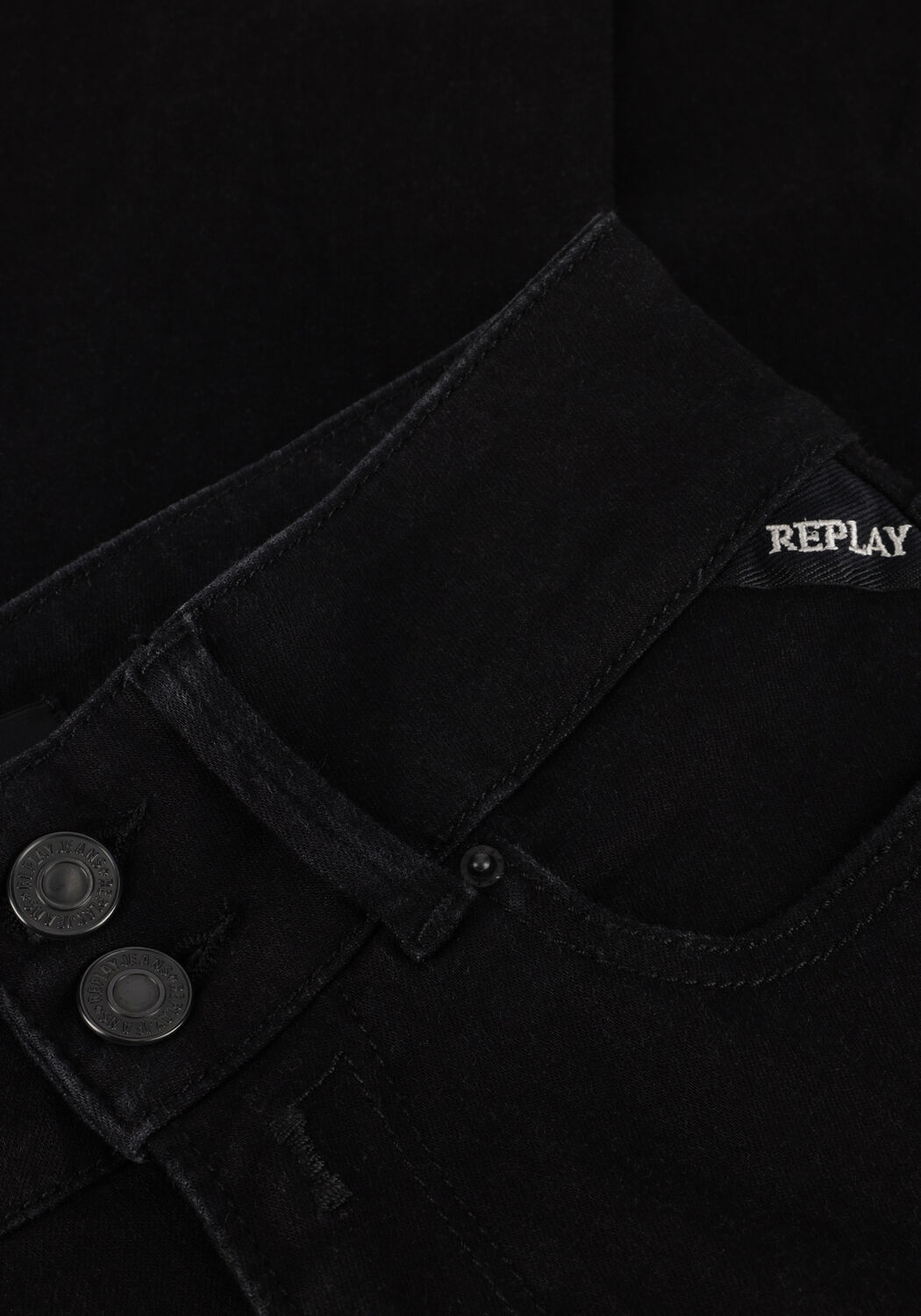 Zwarte REPLAY Flared jeans NEWLUZ FLARE PANTS - large