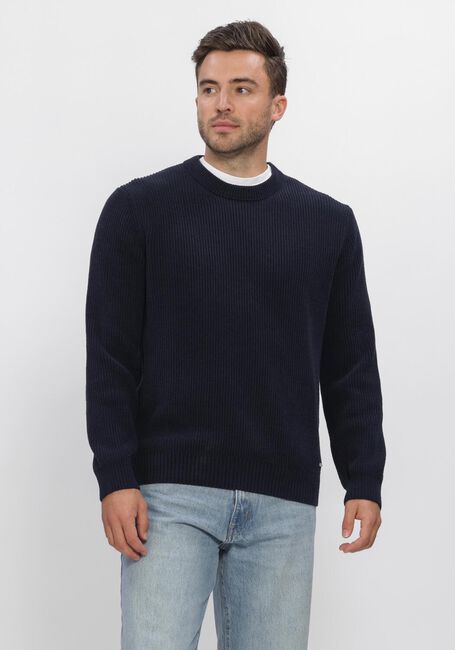 Donkerblauwe DSTREZZED Trui DS_LEVI CREWNECK - large