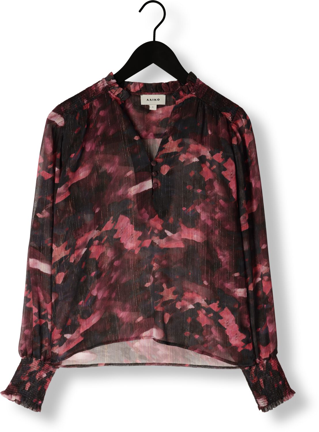 AAIKO Dames Blouses Stella Winter Bloom Roze