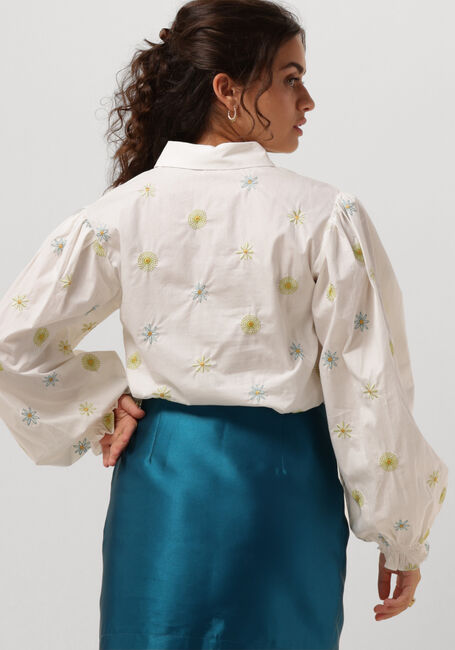 Lime YDENCE Blouses BLOUSE CINDY FLOWER - large