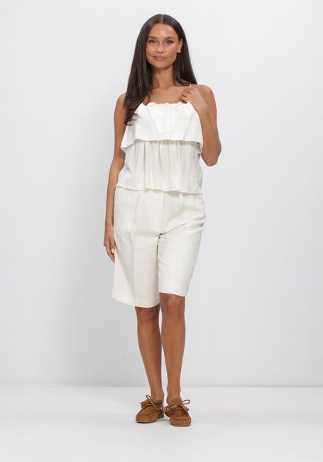Witte SECOND FEMALE Broeken LINO SHORT - large