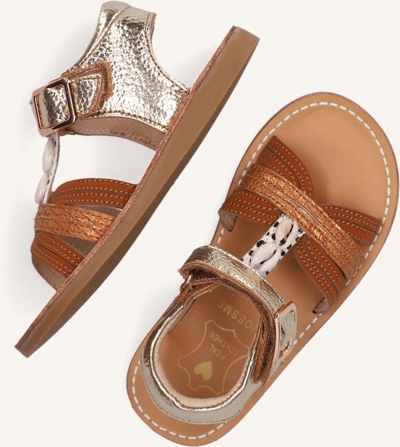 Cognac SHOESME Platte sandalen CS21S012 Cognac SHOESME Platte sandalen CS21S012 - large