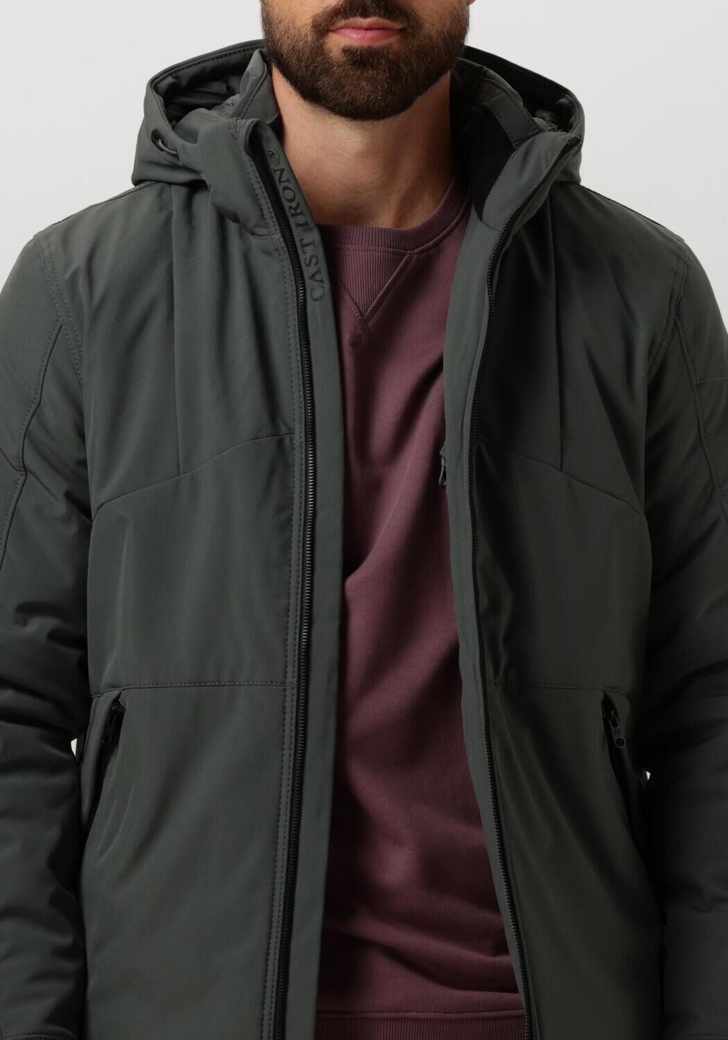 CAST IRON Heren Jassen Short Jacket Softshell Superbolt Groen