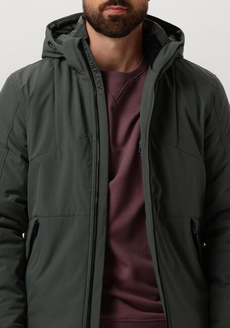 Groene CAST IRON Jack SHORT JACKET SOFTSHELL SUPERBOLT - large