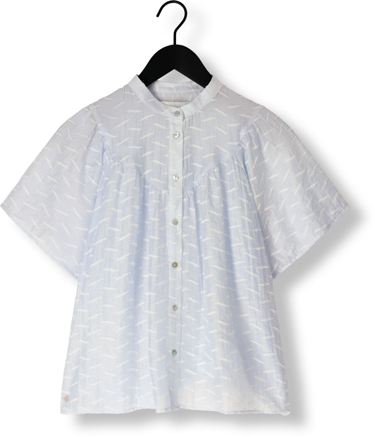 NUKUS Dames Blouses Bianca Blouse Lichtblauw
