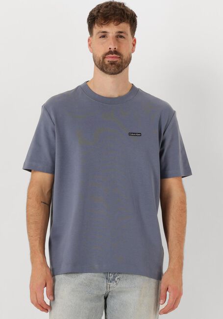 Grijze CALVIN KLEIN T-shirt CALVIN KLEIN LABEL TEE - large