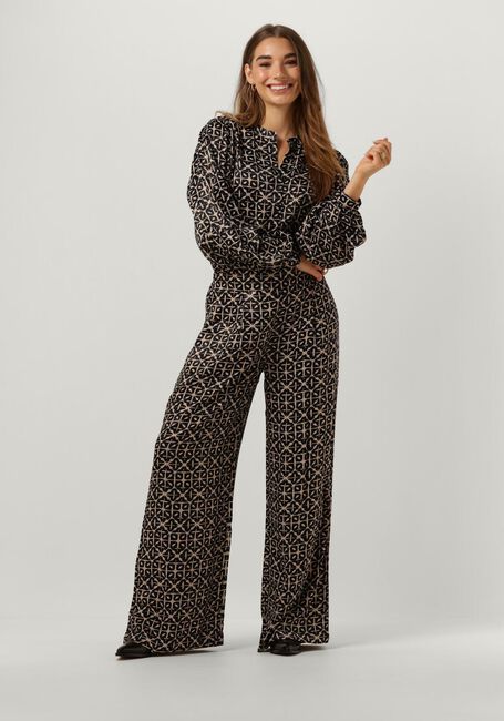 Zwarte BY-BAR Blouses RIKKI LS FLASH BLOUSE - large