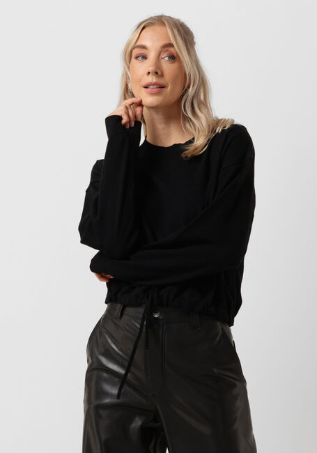 Zwarte VANILIA Trui MERINO WOOL SWEATER - large