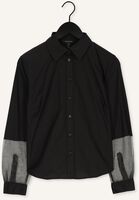 Zwarte 10DAYS Blouses CONTRAST ORGANZA SHIRT POPLIN Zwarte 10DAYS Blouses CONTRAST ORGANZA SHIRT POPLIN - medium
