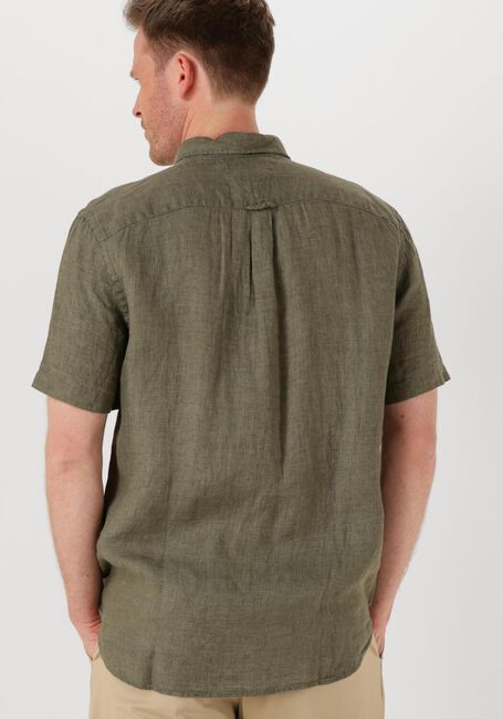 Groene TOMMY HILFIGER Casual overhemd PIGMENT DYED LINEN RF SHIRT S/S - large