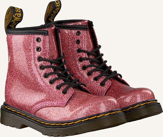 Roze DR MARTENS Veterboots 1460 GLITTER T/J Roze DR MARTENS Veterboots 1460 GLITTER T/J - large