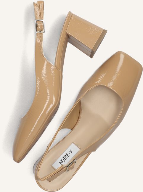 Camel NOTRE-V Slingbacks 3713 Camel NOTRE-V Slingbacks 3713 - large