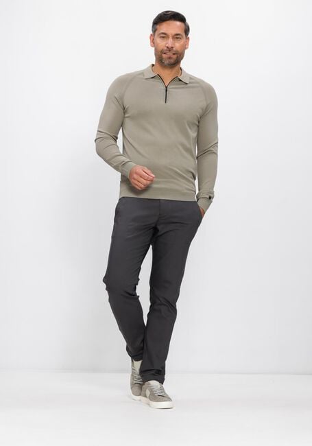 Olijf CAST IRON Polo REGULAR FIT VISCOSE BLEND - large