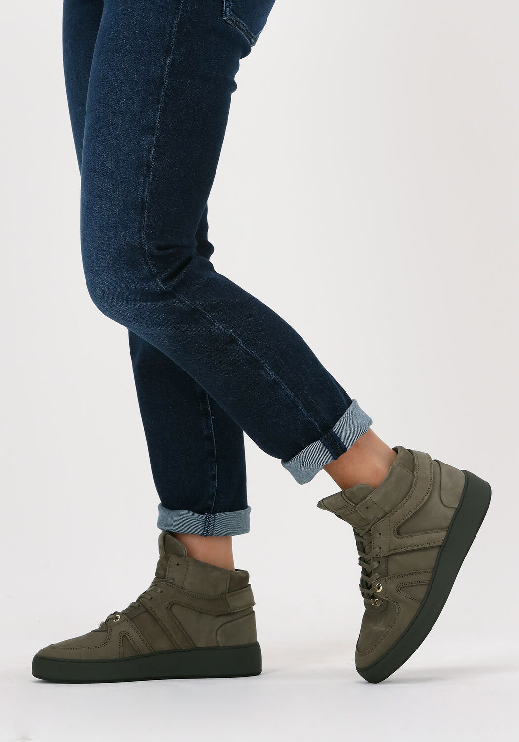 Groene NUBIKK Hoge sneakers JIRO DUNK - large