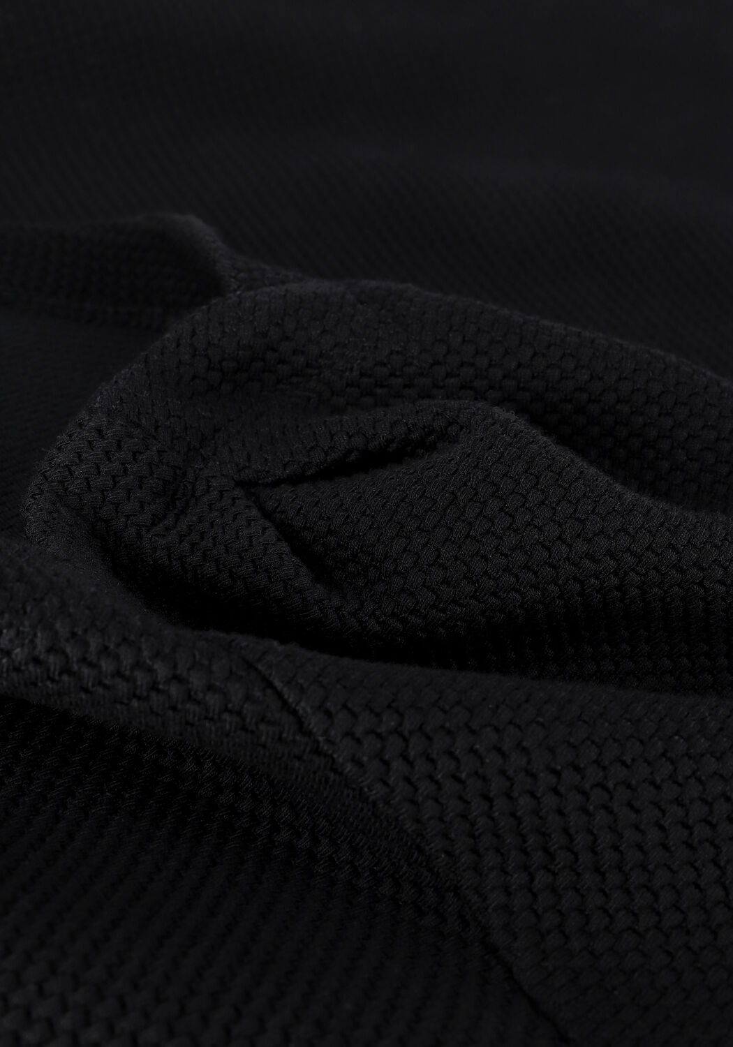 Zwarte VANILIA Mini jurk STRUC SQUARE - large