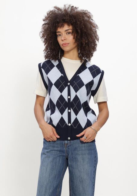 Donkerblauwe SILVIAN HEACH Top SWEATR SKERA - large