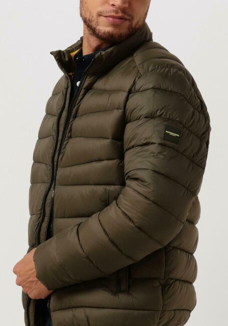 verbrand Weggelaten Wereldwijd Groene SCOTCH & SODA Gewatteerde jas SHORT PUFFER JACKET | Omoda