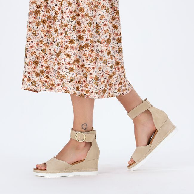 Beige NOTRE-V Platte sandalen AS3272 Beige NOTRE-V Platte sandalen AS3272 - large