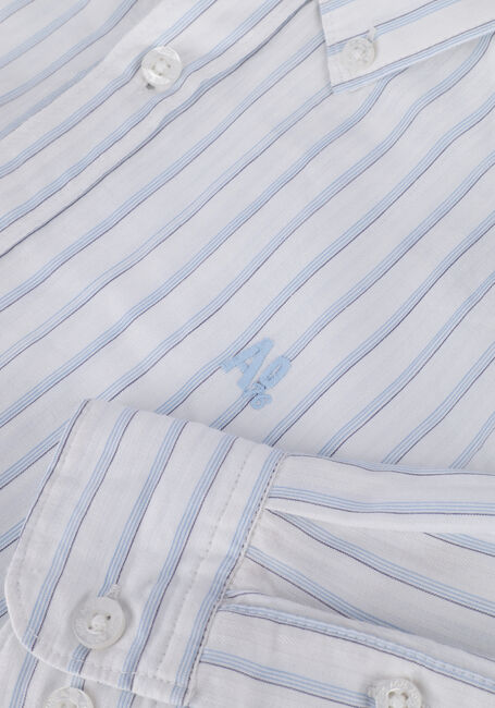Witte AO76 Klassieke overhemden ALEX STRIPE SHIRT - large