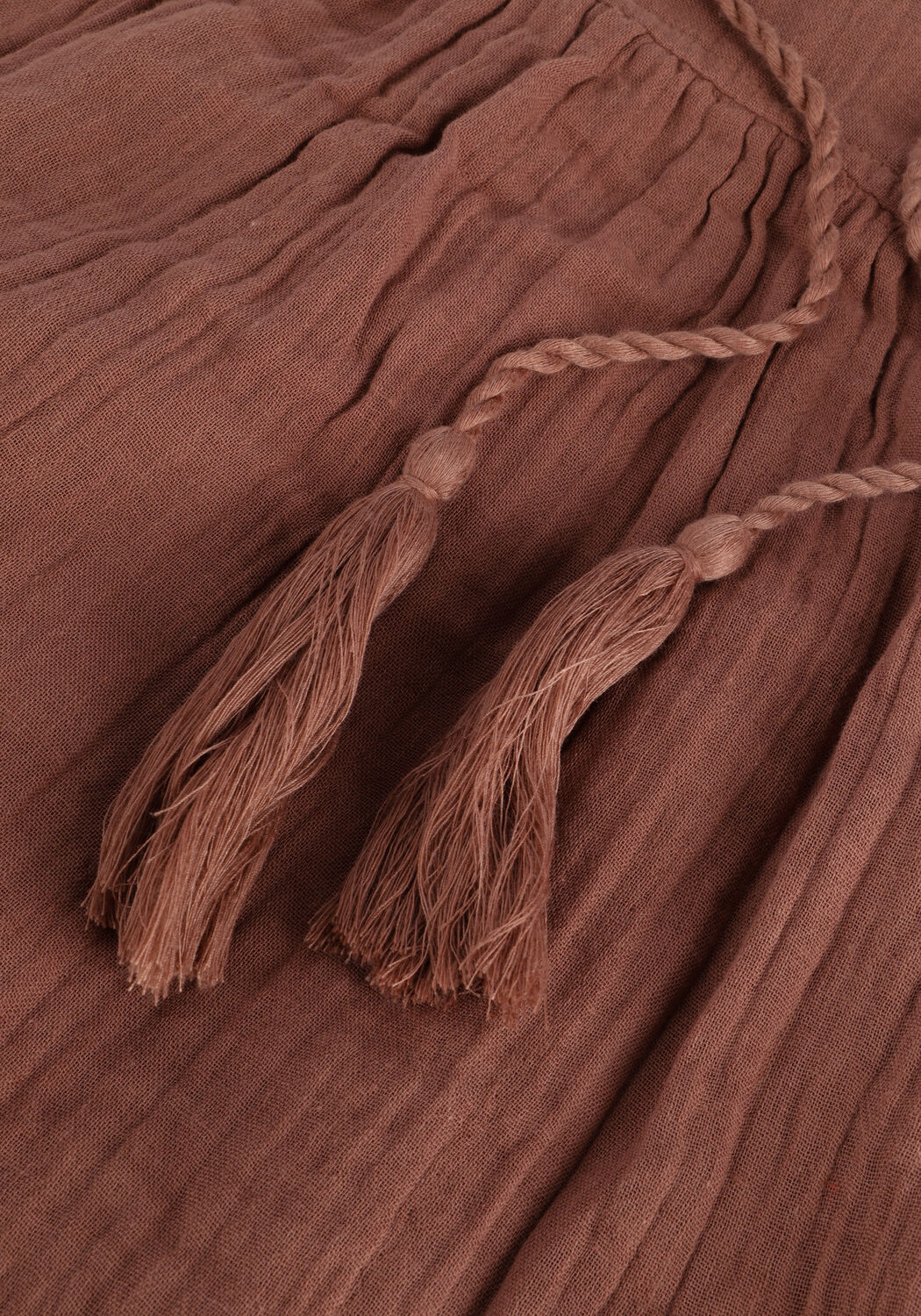 Bruine SISSEL EDELBO Blouses DICTE ORGANIC COTTON TOP - large