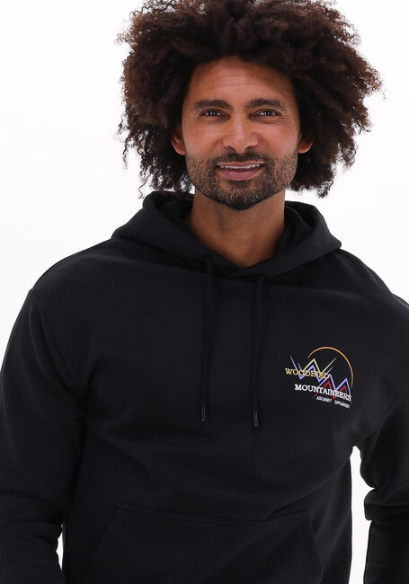 Zwarte WOODBIRD Sweater DASH MOUNTAINEER HOODIE - large