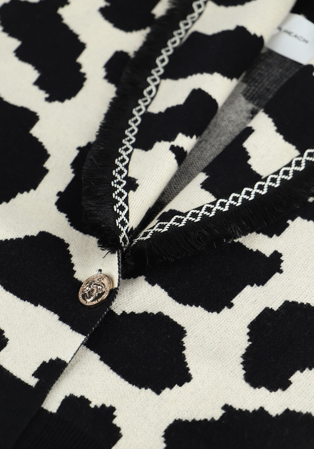 Zwarte SILVIAN HEACH Vest JACKET SWEATER PALMDAKE - large