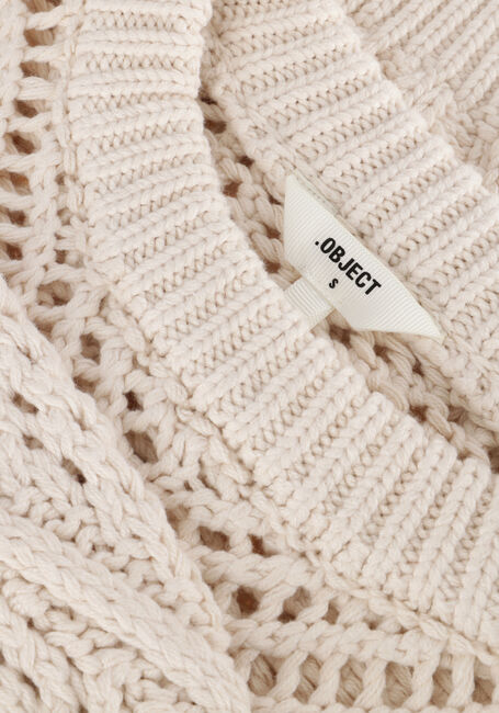Gebroken wit OBJECT Trui OBJDEDE KNIT L/S OZ PULLOVER Gebroken wit OBJECT Trui OBJDEDE KNIT L/S OZ PULLOVER - large